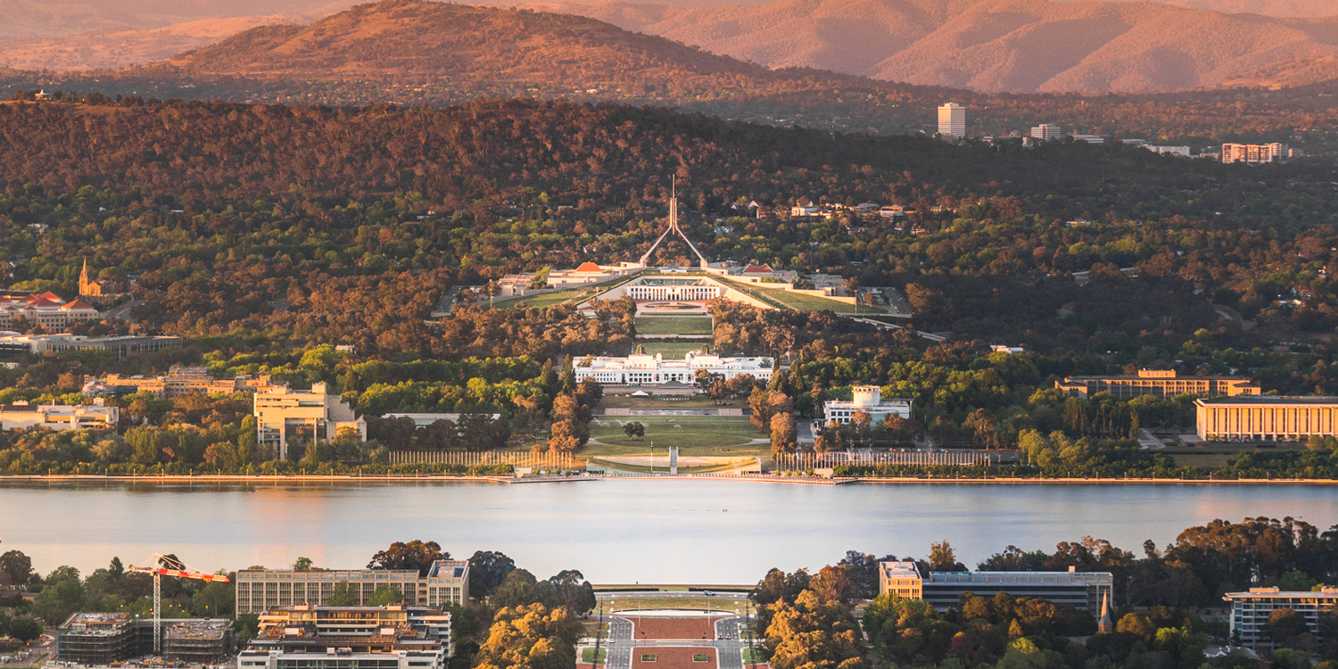 View from Mount Ainslie